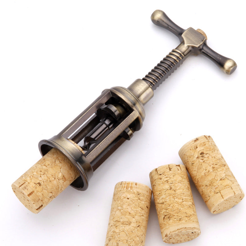 Vintage zinc alloy corkscrew – Wine and Coffee lover