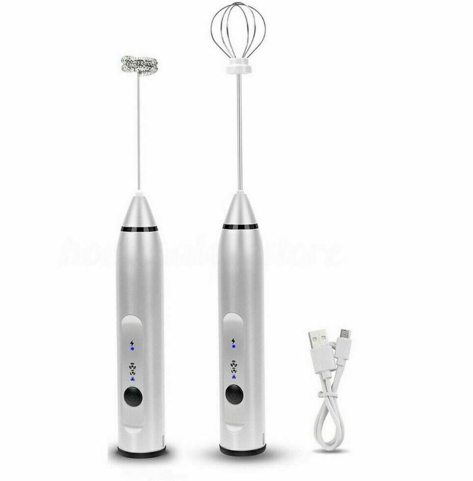 Handheld Electric Milk Frother USB Rechargeable Stainless Steel Milk Frother  - China Electric Milk Steamer Frother and Rechargeable Milk Frother price
