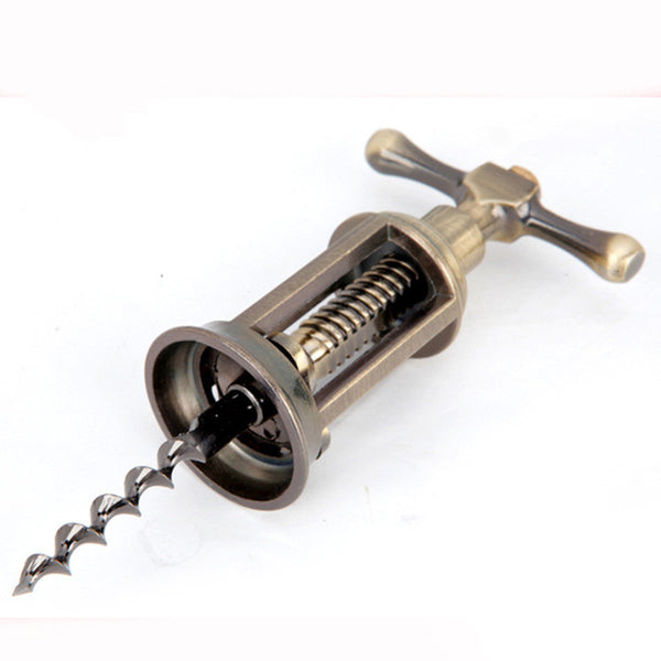 Vintage zinc alloy  corkscrew - Wine and Coffee lover