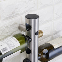 Modern design wall mounted wine rack - Wine and Coffee lover