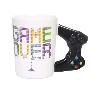 Video game lovers coffee mug - Wine and Coffee lover