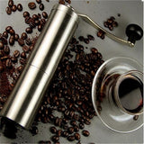 Stainless Steel Manual coffee grinder - Wine and Coffee lover