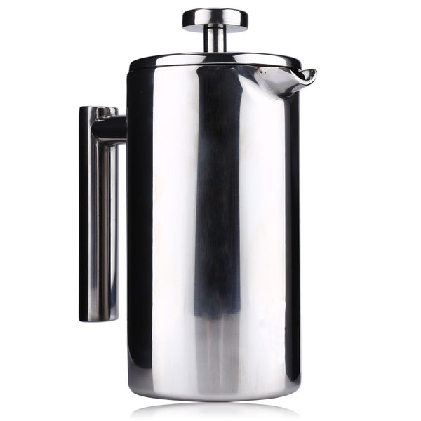 34oz insulated stainless steel French Press - Wine and Coffee lover