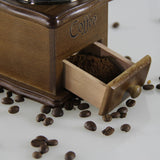 Vintage wooden coffee bean grinder - Wine and Coffee lover