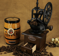 Vintage cast iron coffee grinder - Wine and Coffee lover