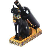 Ancient Egypt Bastet cat goddess wine bottle holder - Wine and Coffee lover