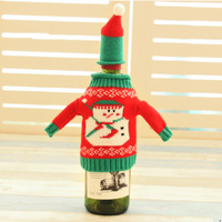 Wine bottle ugly Christmas sweaters - Wine and Coffee lover