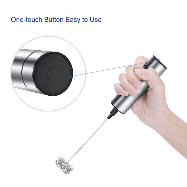 Extra powerful double spring milk frother for barista drinks – Wine and  Coffee lover