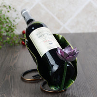 Lotus flower wine bottle holder - Wine and Coffee lover